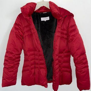 Calvin Klein Red Winter Coat